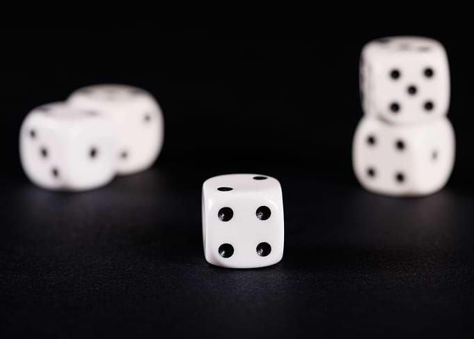 Dice for board game
