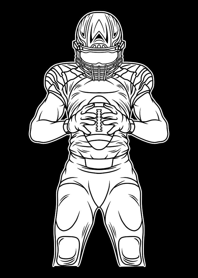 American Football BnW 04