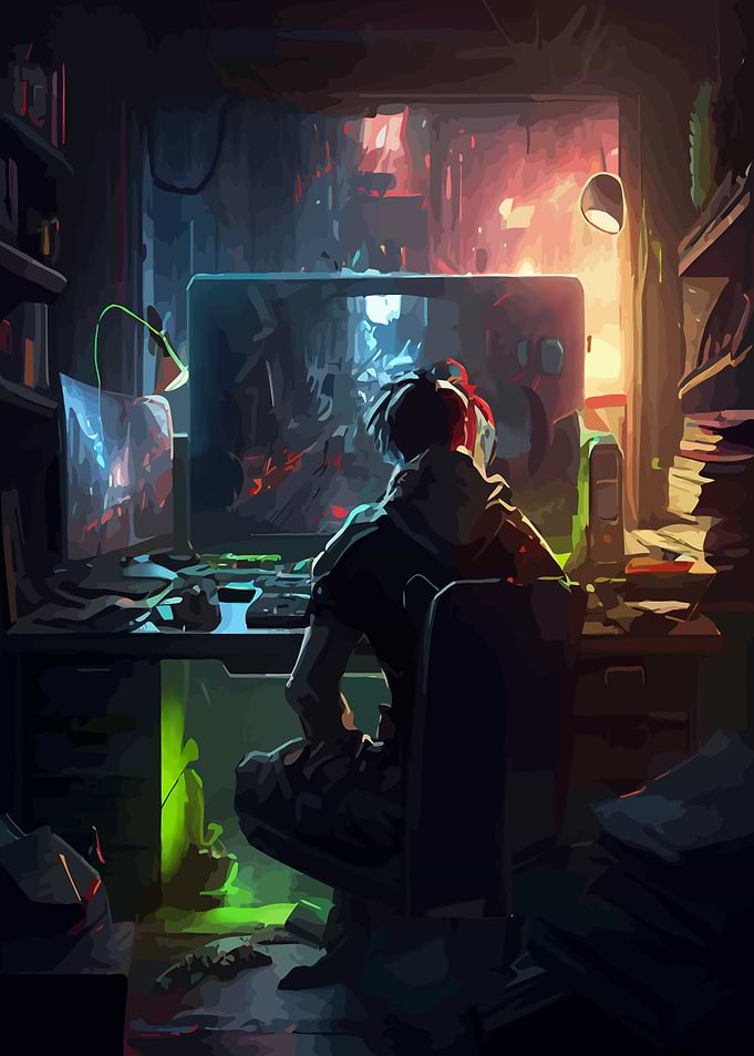 Gaming Room Gamer Game