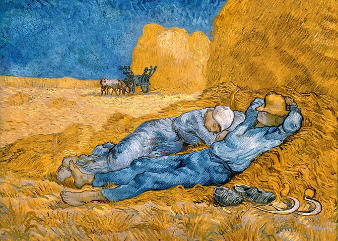 The Siesta 1890 van Gogh