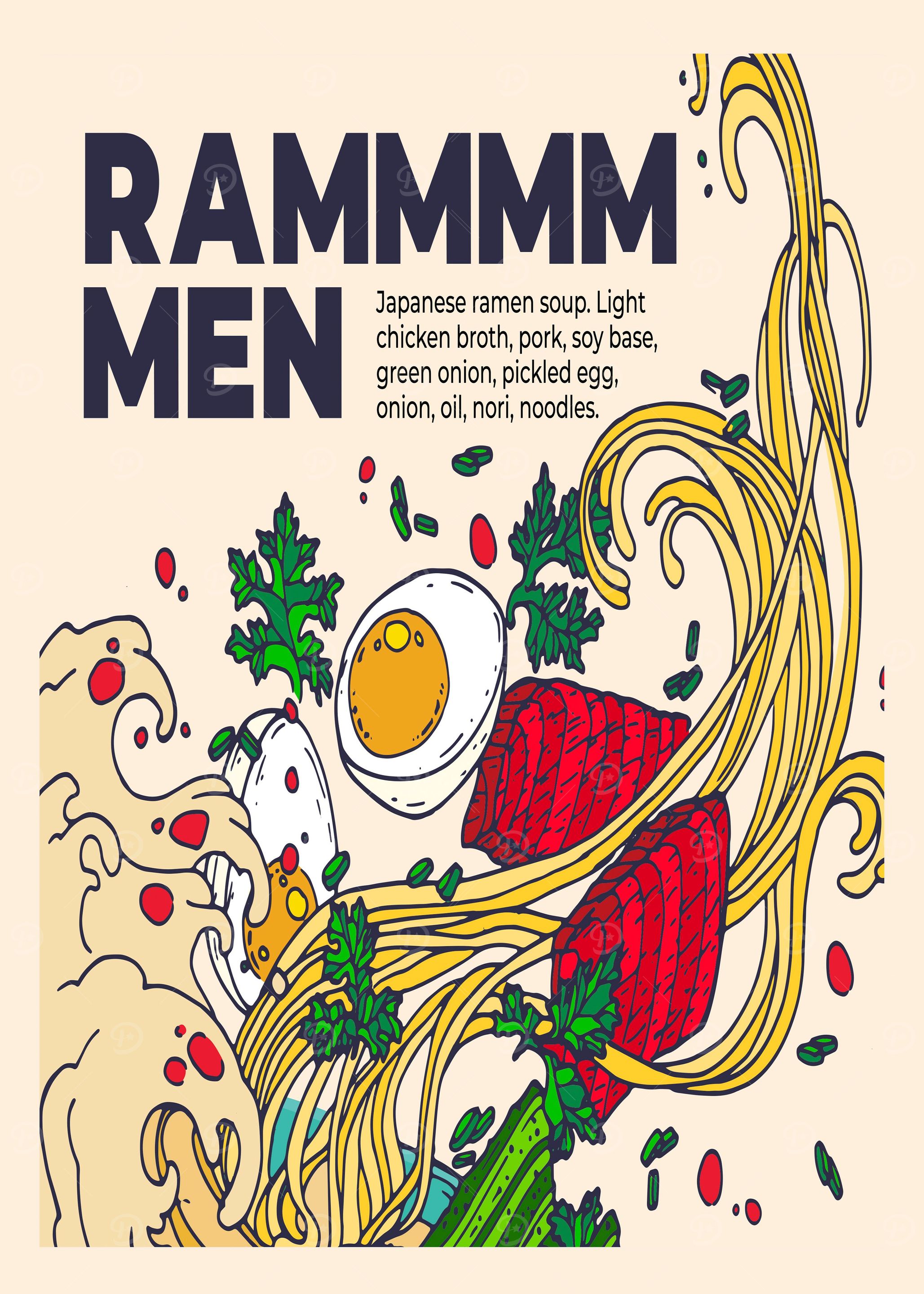 Japanese Ramen Noodles