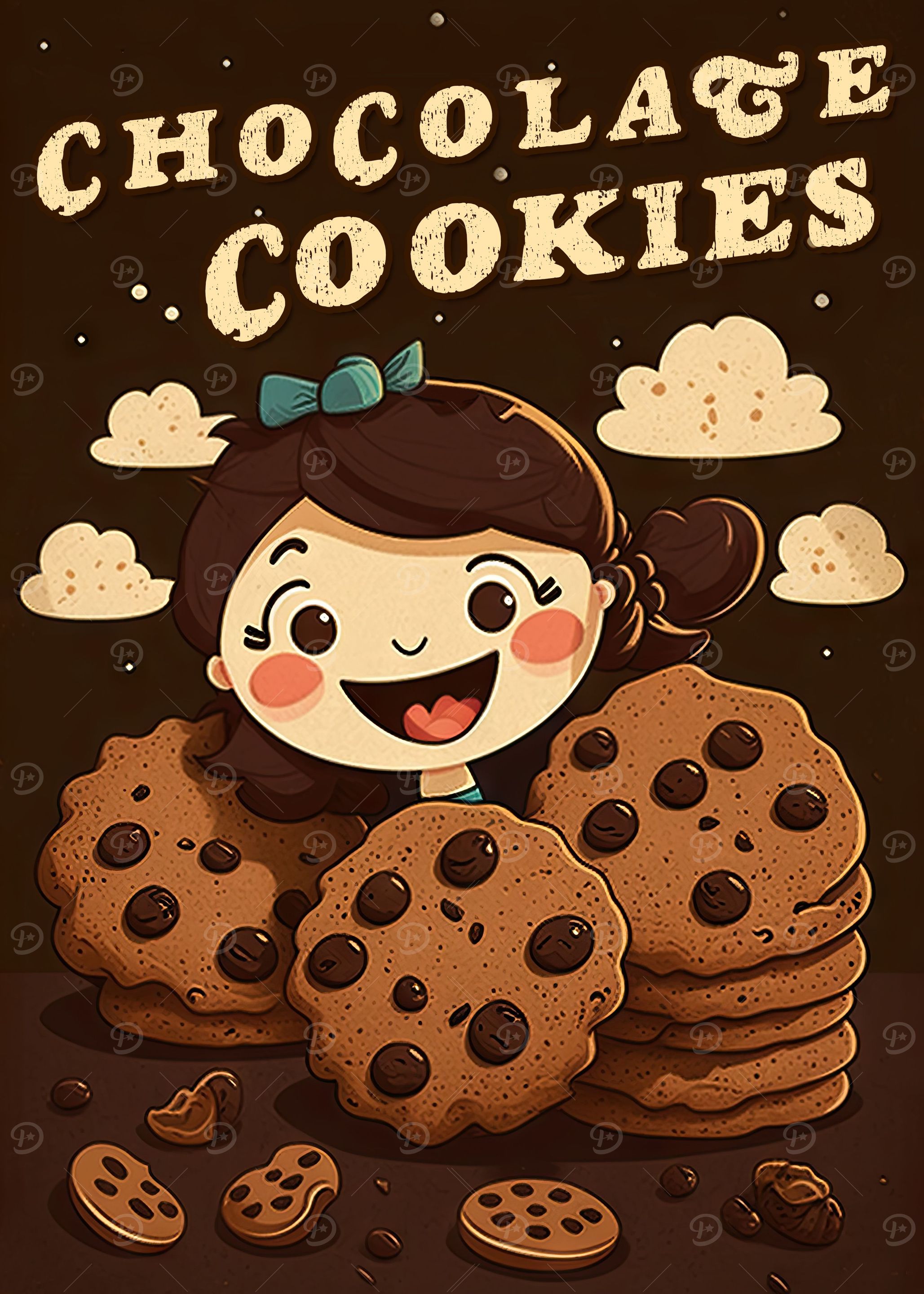 Cartoon Choco Cookies