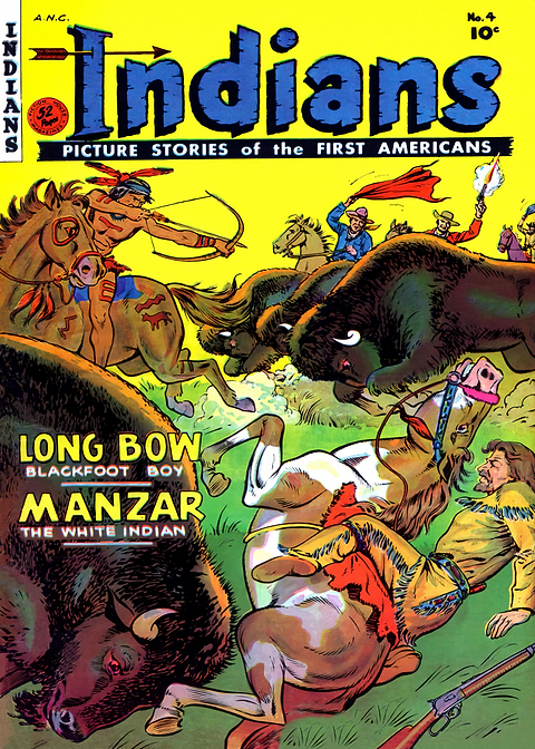 Indians 04 — golden age comic art on metal