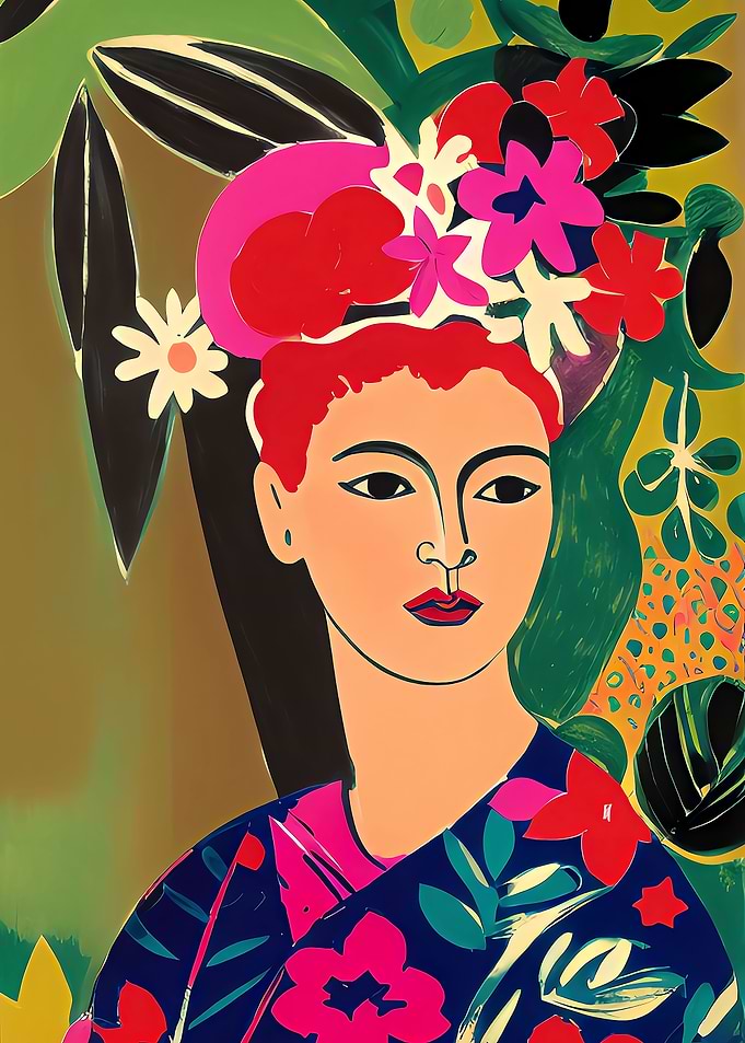 Plant Girl Portrait