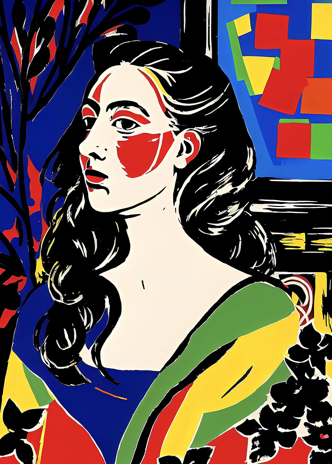 French Woman Portrait