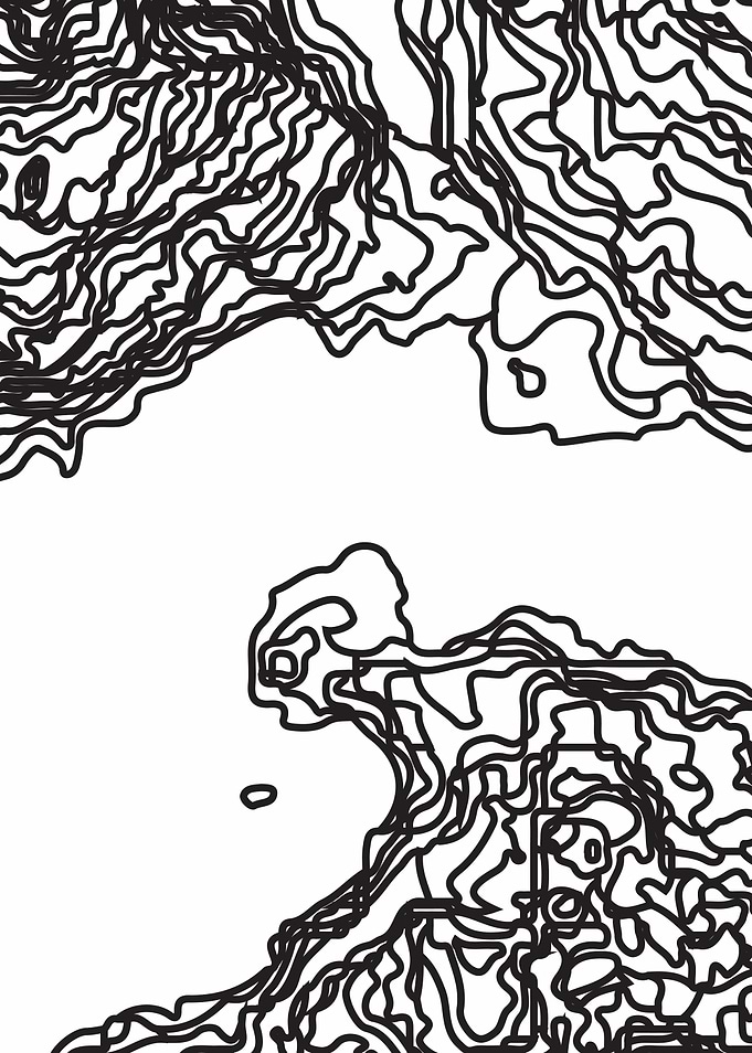line radio abstract black
