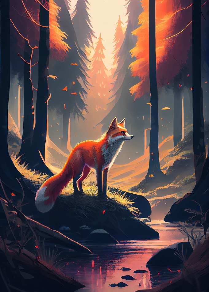 Fox Forest Animal