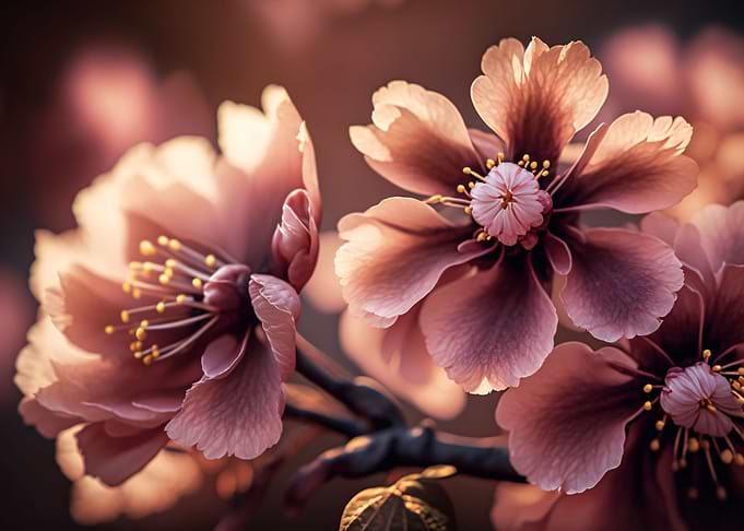 vintage cherry blossom
