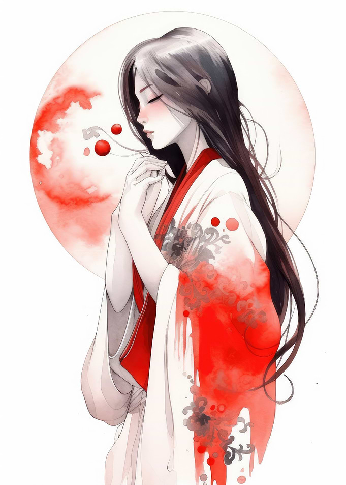 Traditional Japanese woman