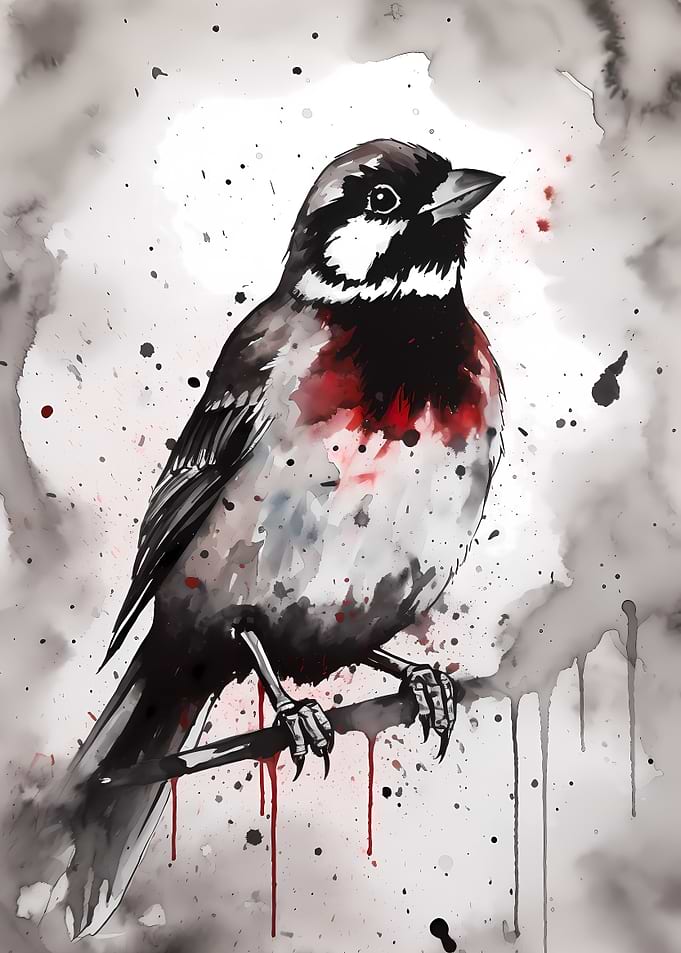 Black Throated Sparrow