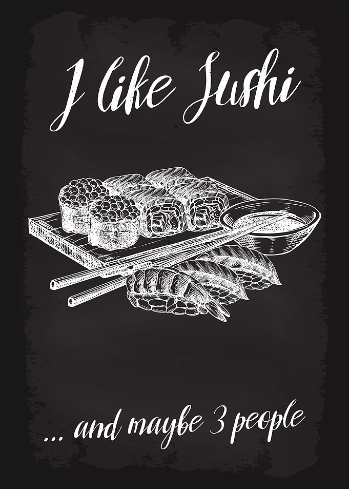 I Like Sushi and 3 people