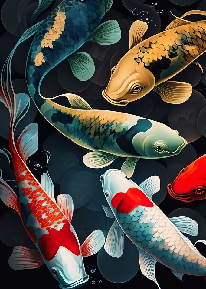 Beautiful Big Koi Fish