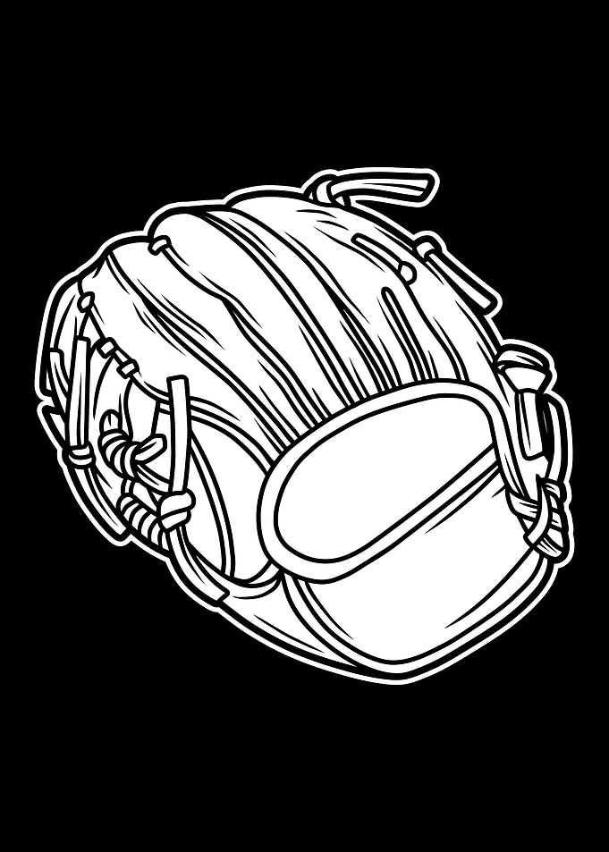 Baseball BnW 07