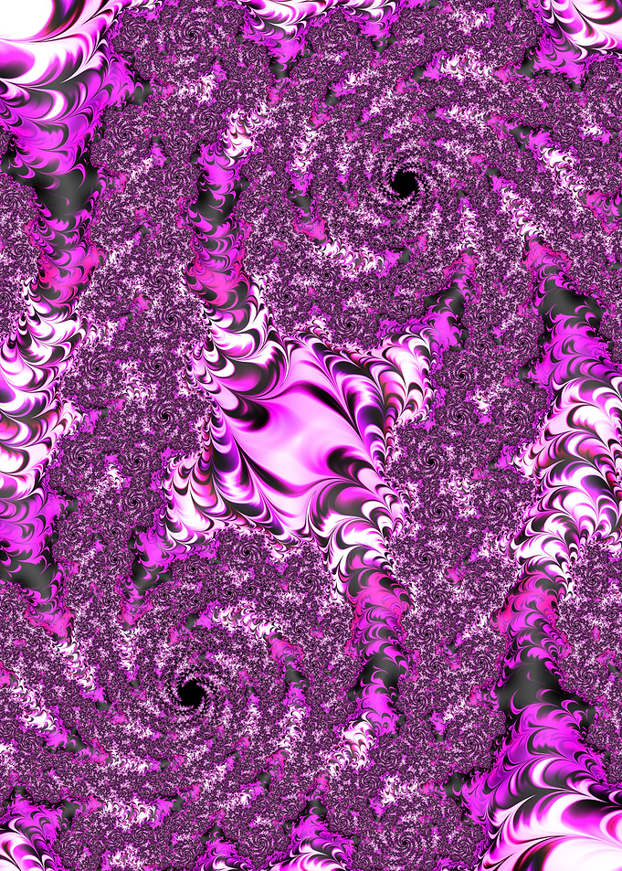 Trippy Groovy Pink Fractal