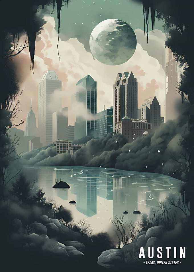 Austin Skyline cityscape