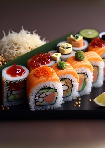 sushi rolls