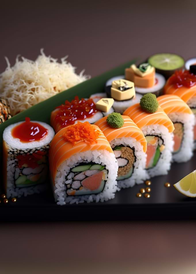 sushi rolls