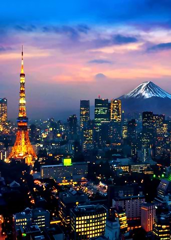 tokyo mountain in japan