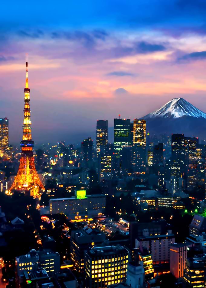 tokyo mountain in japan