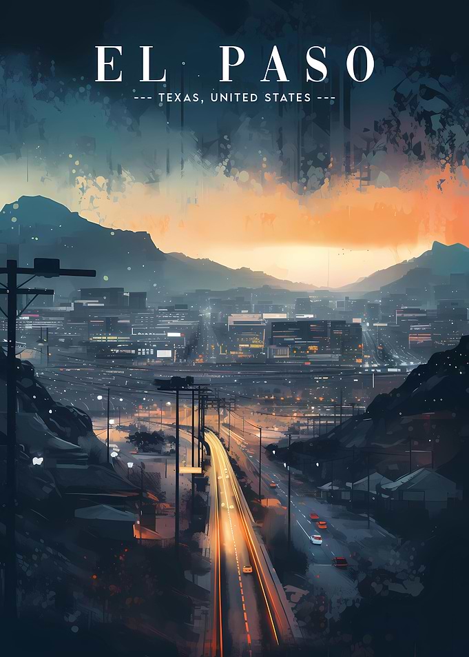 El Paso Cityscape scene