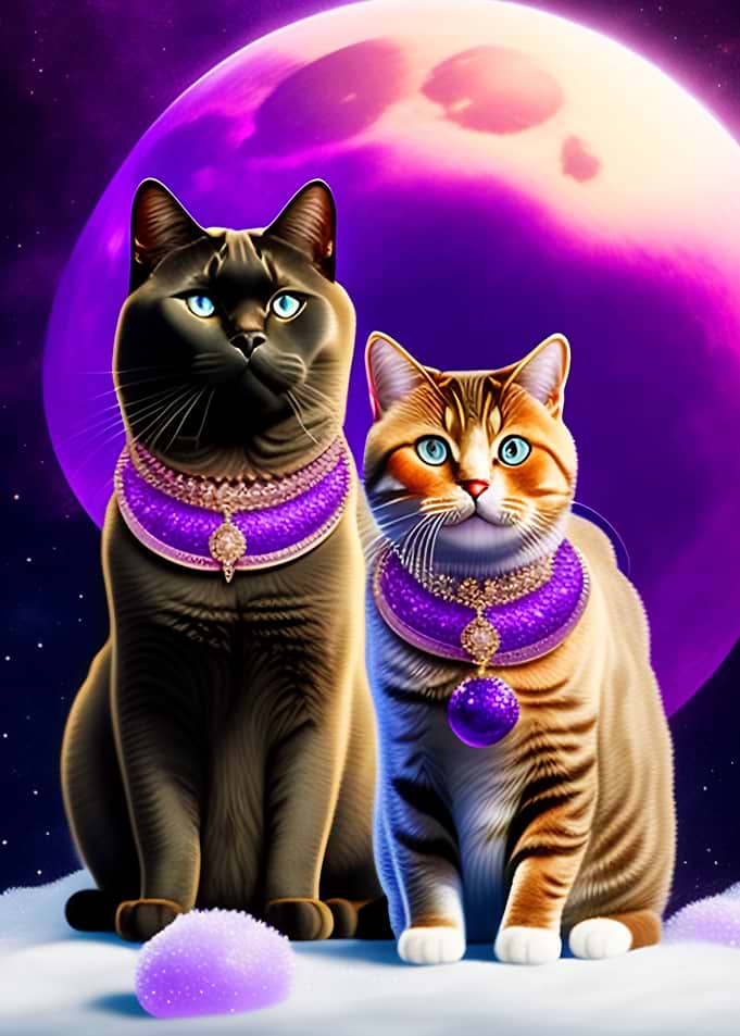 TWO PAIR OF CATS