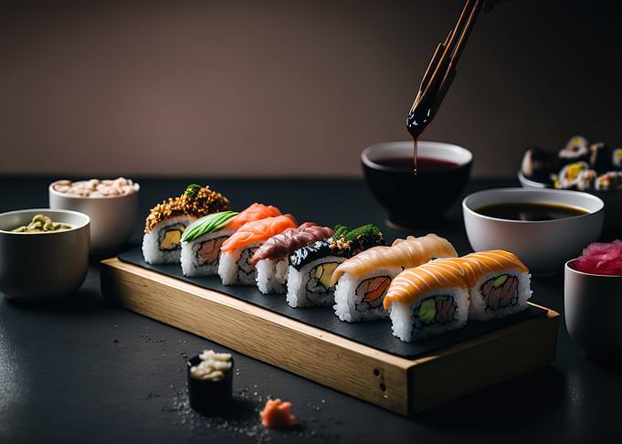 sushi rolls
