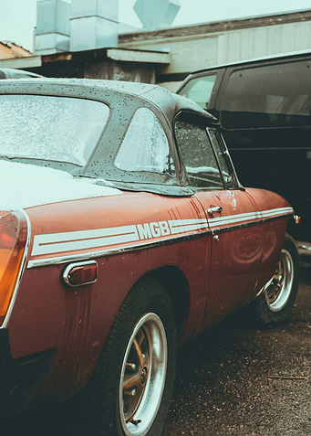 Classic Car Street Photo