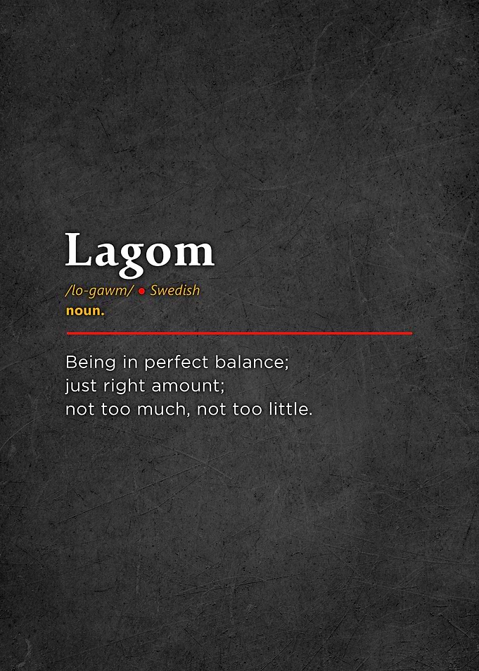 Lagom Swedish