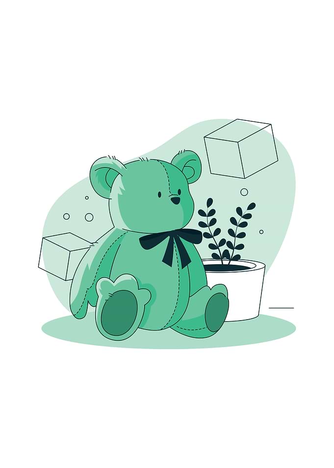 Cute Minimalist Bear