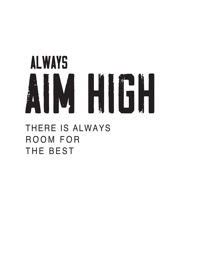 Aim High Motivation