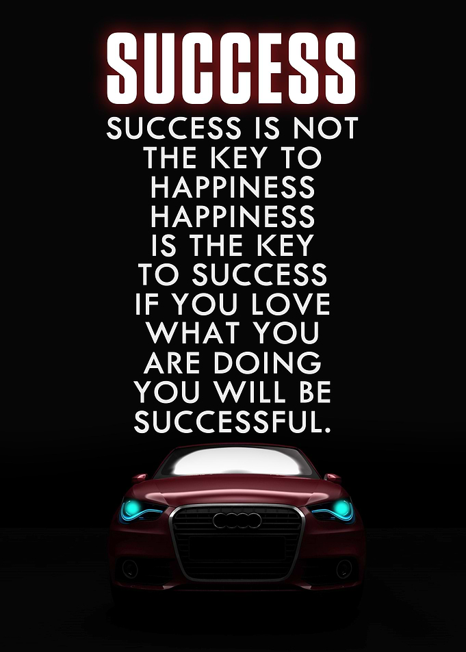 Success Is Not The Key To