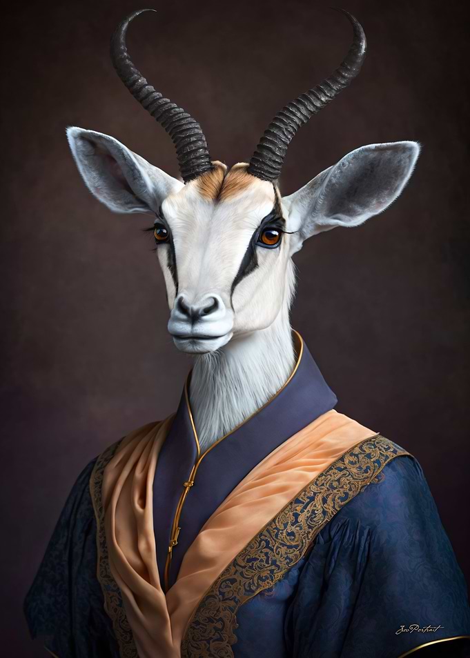Springbok Portrait
