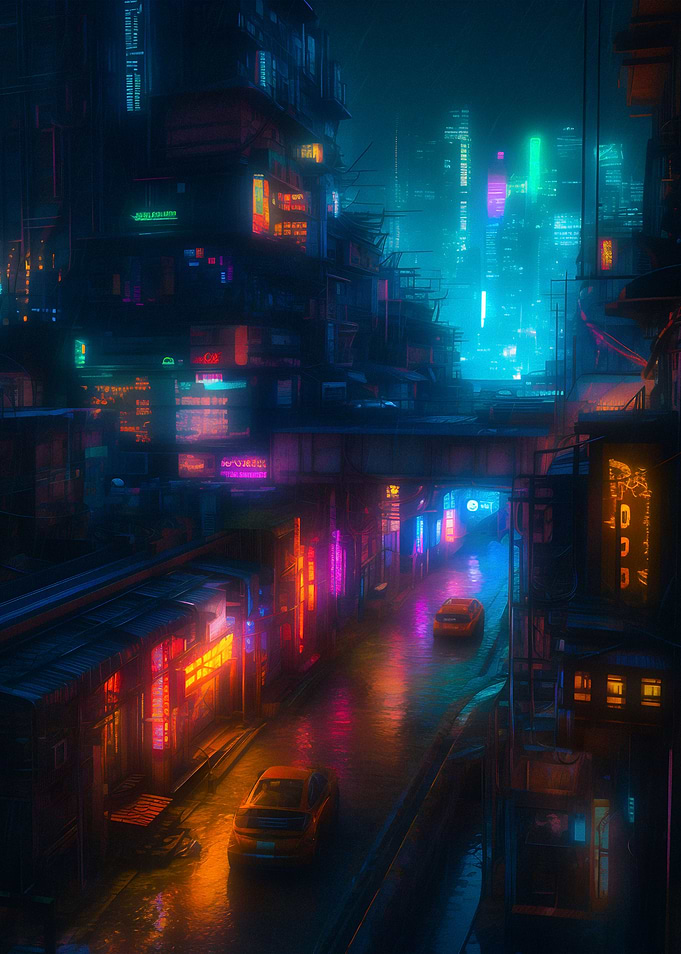 Cybercity in Full Colors