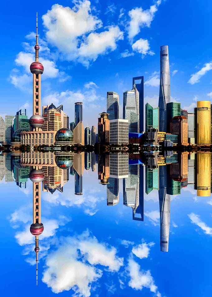 Sky oriental morning city