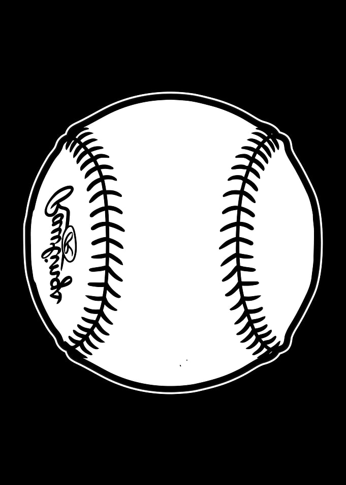 Baseball BnW 10