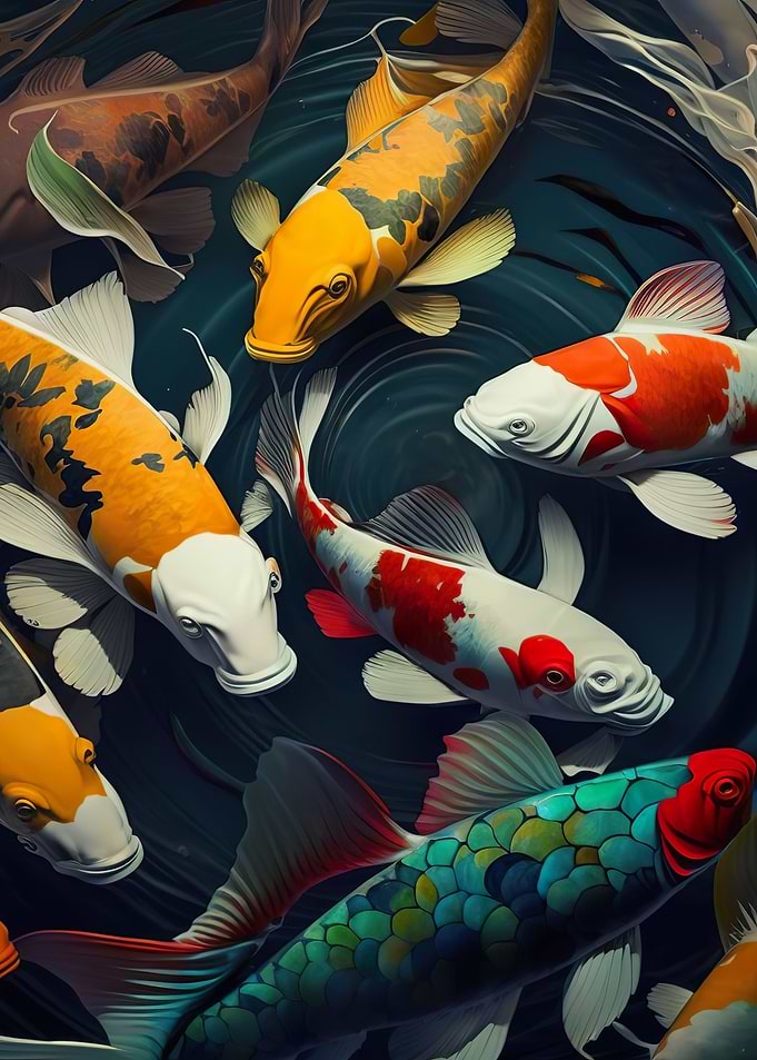 Unique Color Pattern Koi