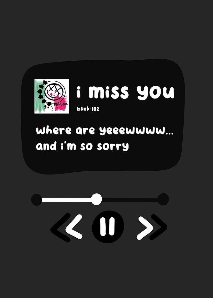I Miss You Blink182 Lyrics