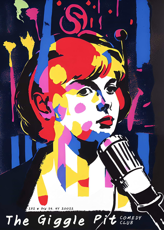Comedy Club Retro Poster
