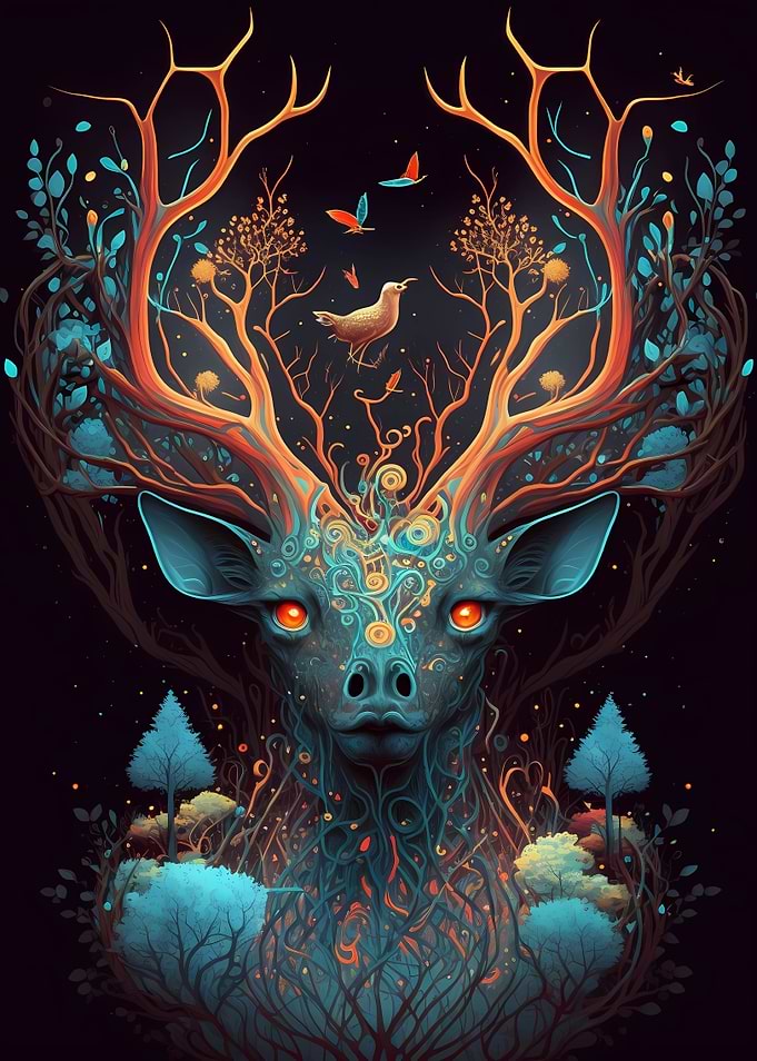 Deer Wild Jungle