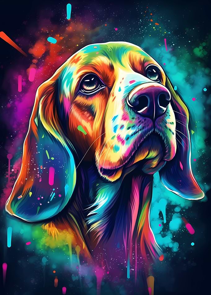 Beagle Dog Otherworldly
