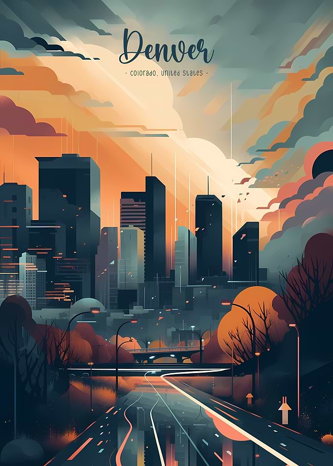 Denver Cityscape view