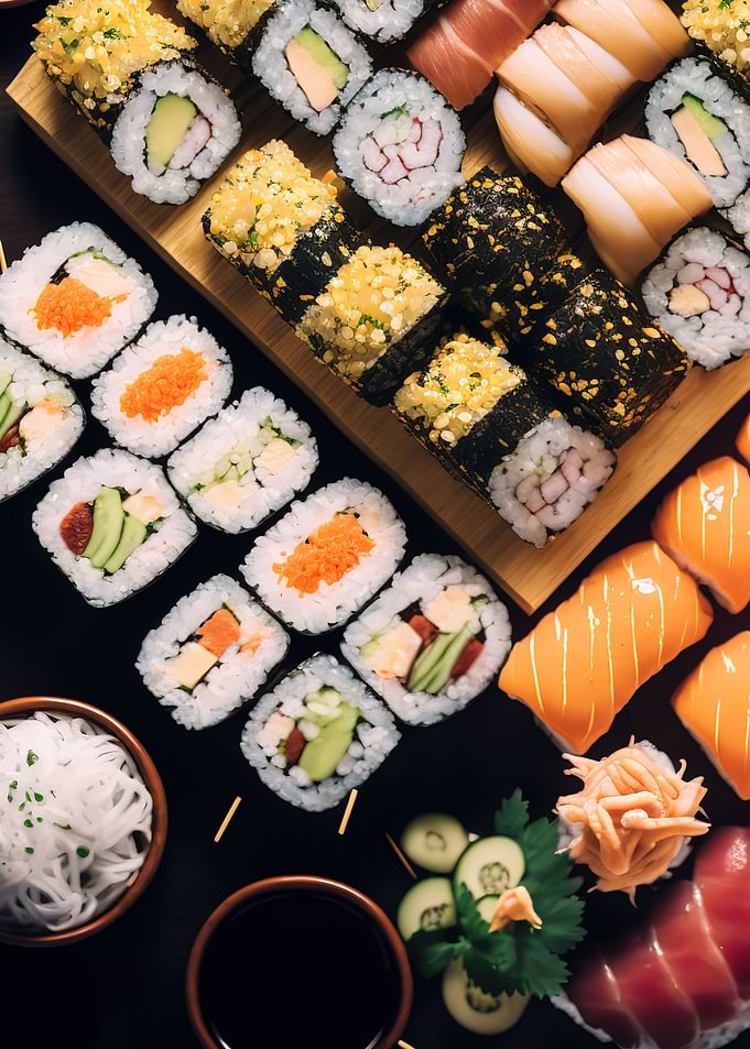 sushi rolls