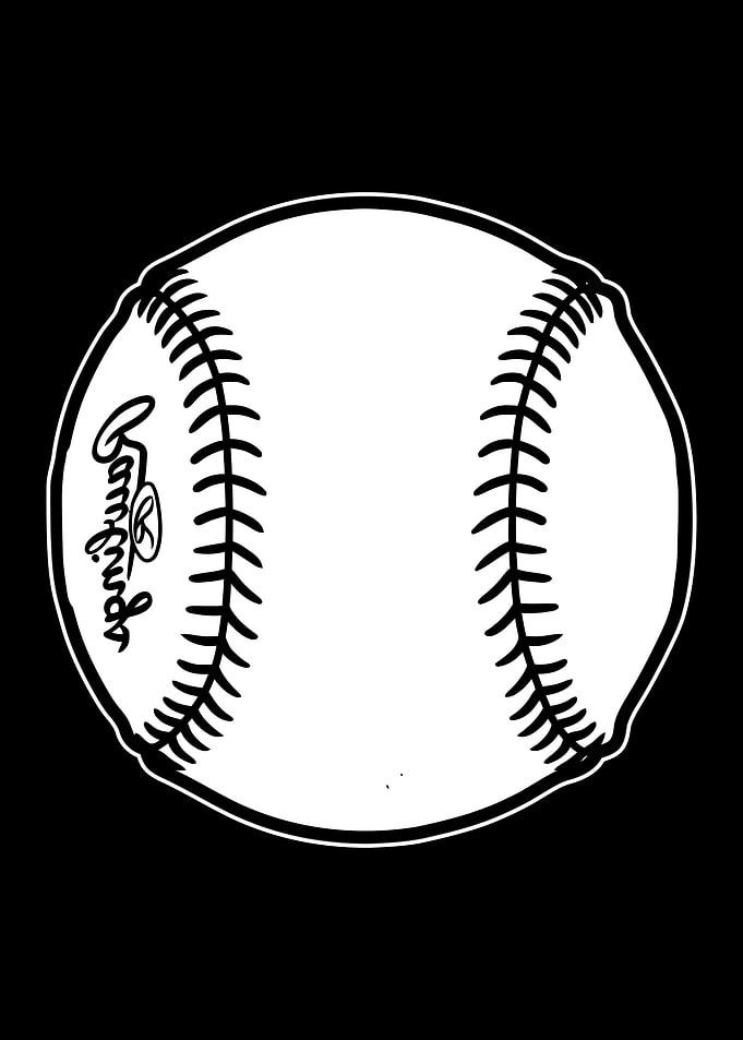 Baseball BnW 09