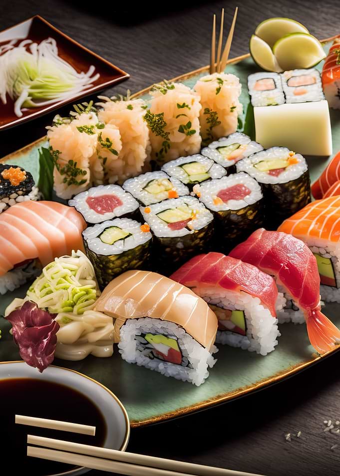 sushi rolls