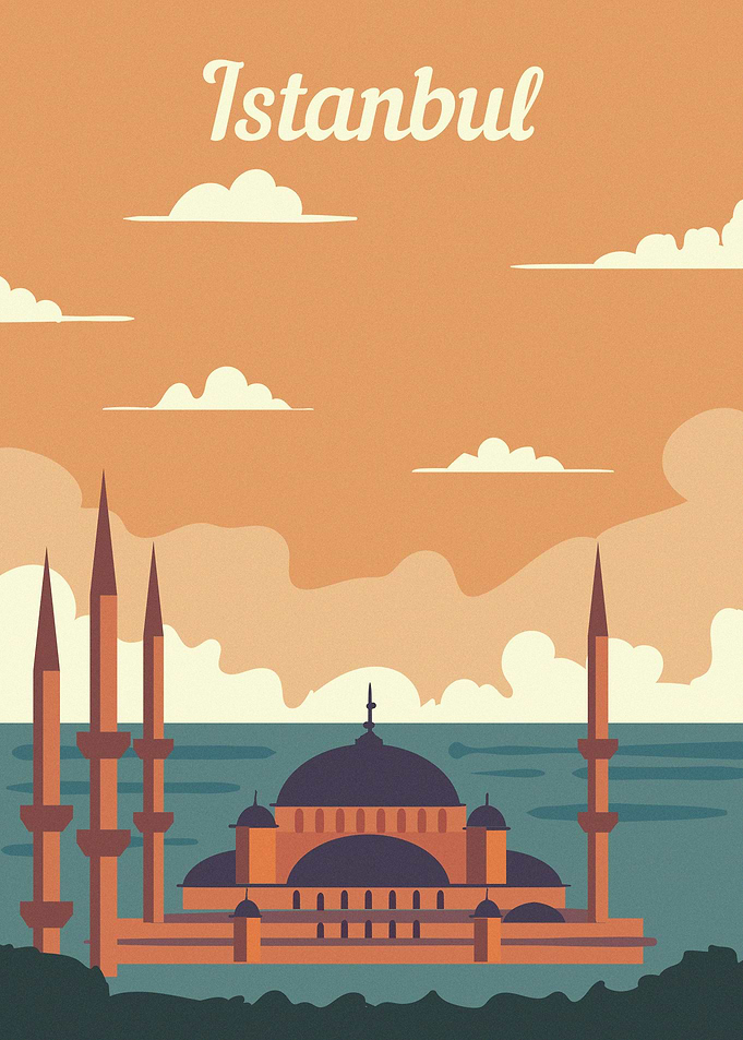 Istanbul city skyline