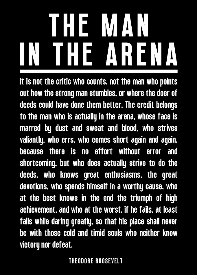 The Man in the Arena