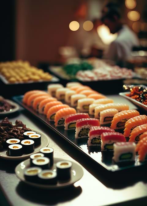 sushi rolls
