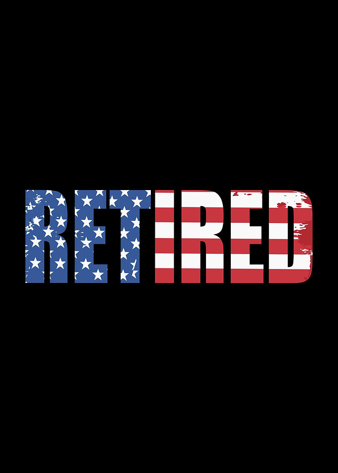 Retired US Flag