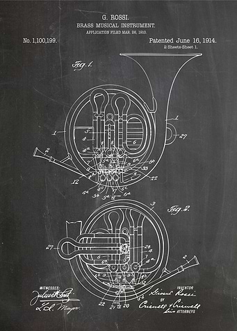 Brass instrument patent