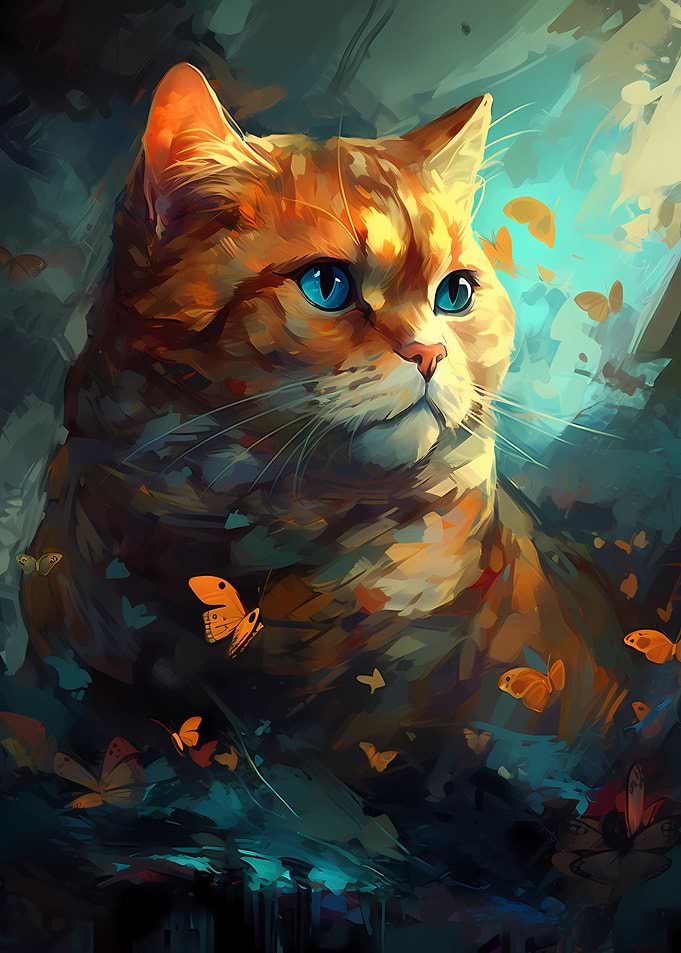 Scottish Fold Cat Magic
